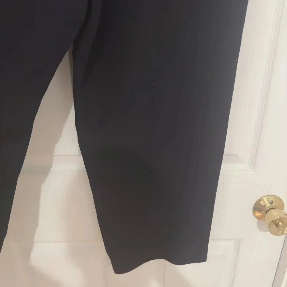 Talbots Pure Silk Wide Leg Plus Size Dress Pants - Picture 5 of 10